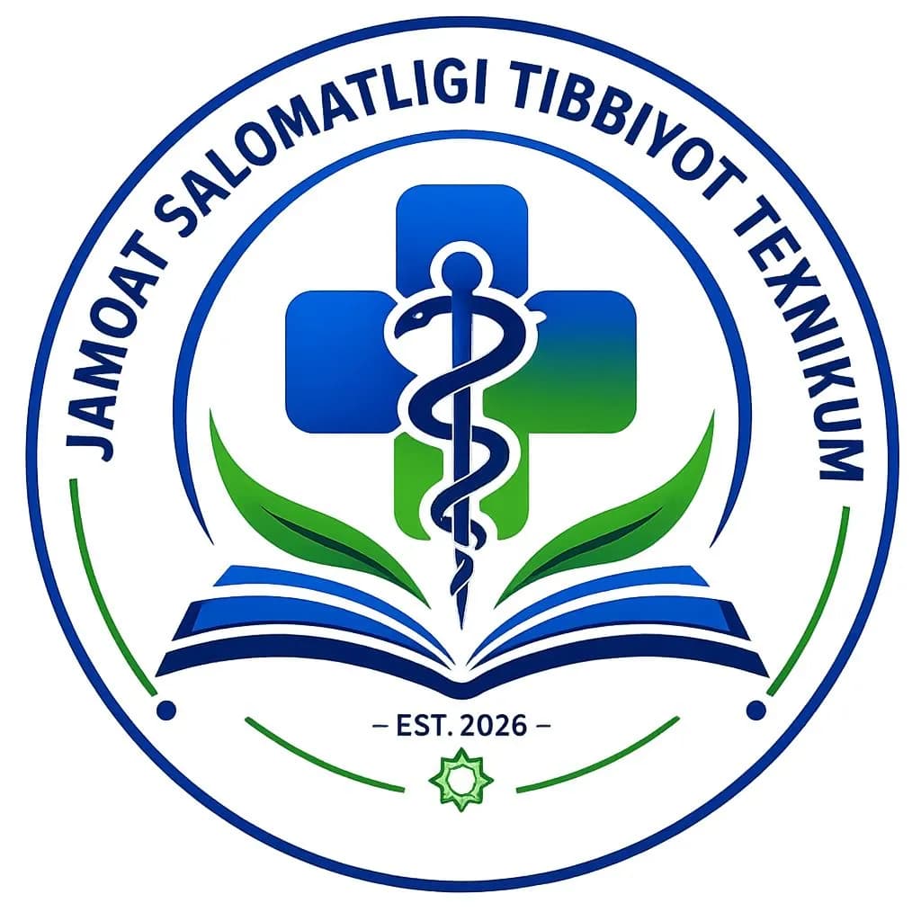 Jamoat Salomatligi Tibbiyot Texnikumi logotipi
